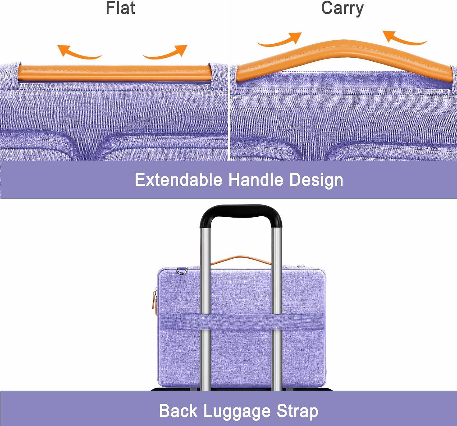 Flat Carry Extendable Handle Design Back Luggage Strap