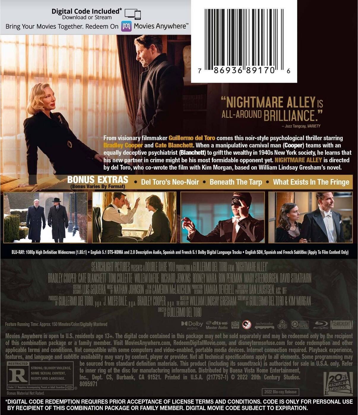 Alt View 1. Nightmare Alley   - BLU-RAY.
