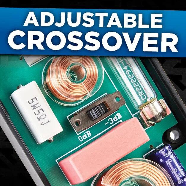 ADJUSTABLE CROSSOVER  
CR222294-5W5QJ  
-3dB OdB  
877  
on 9.7  
9 u  
5 A