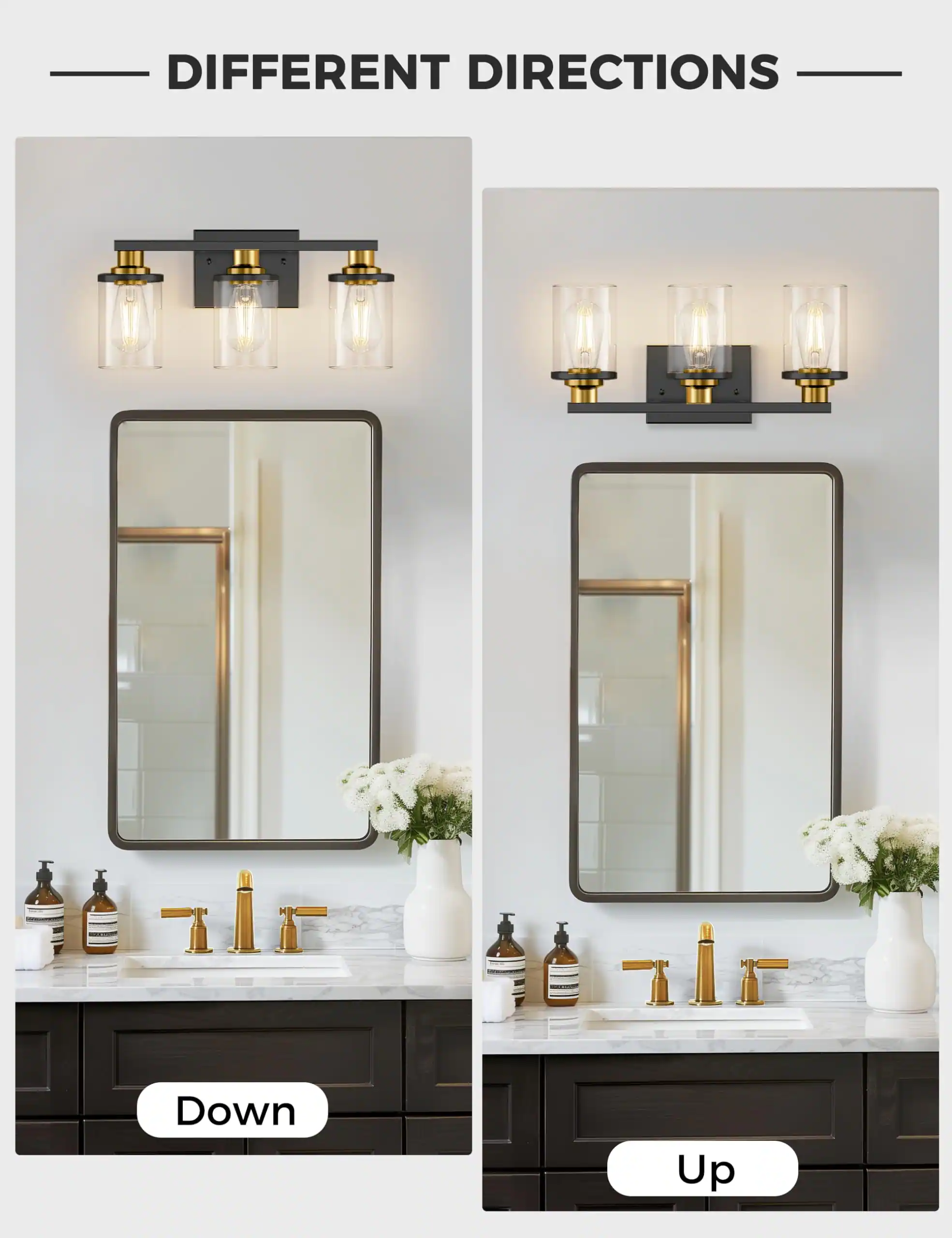 DIFFERENT DIRECTIONS

Down

Up