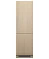Fisher & Paykel - 24 in. Wide Integrated 9.5 Cu. Ft. Smart Bottom Mount Refrigerator - Custom Panel Ready