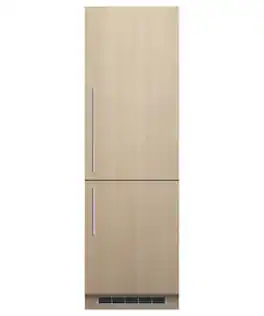Fisher & Paykel - 24 in. Wide Integrated 9.5 Cu. Ft. Smart Bottom Mount Refrigerator - Custom Panel Ready