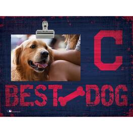 Fan Creations - Cleveland Indians 10.5" x 8" Best Dog Clip Photo Frame - Multicolor