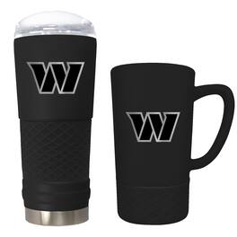 Great American Products - Washington Commanders 24oz. Stealth Draft Tumbler and 15oz. Stealth Jump Mug Set - Multicolor