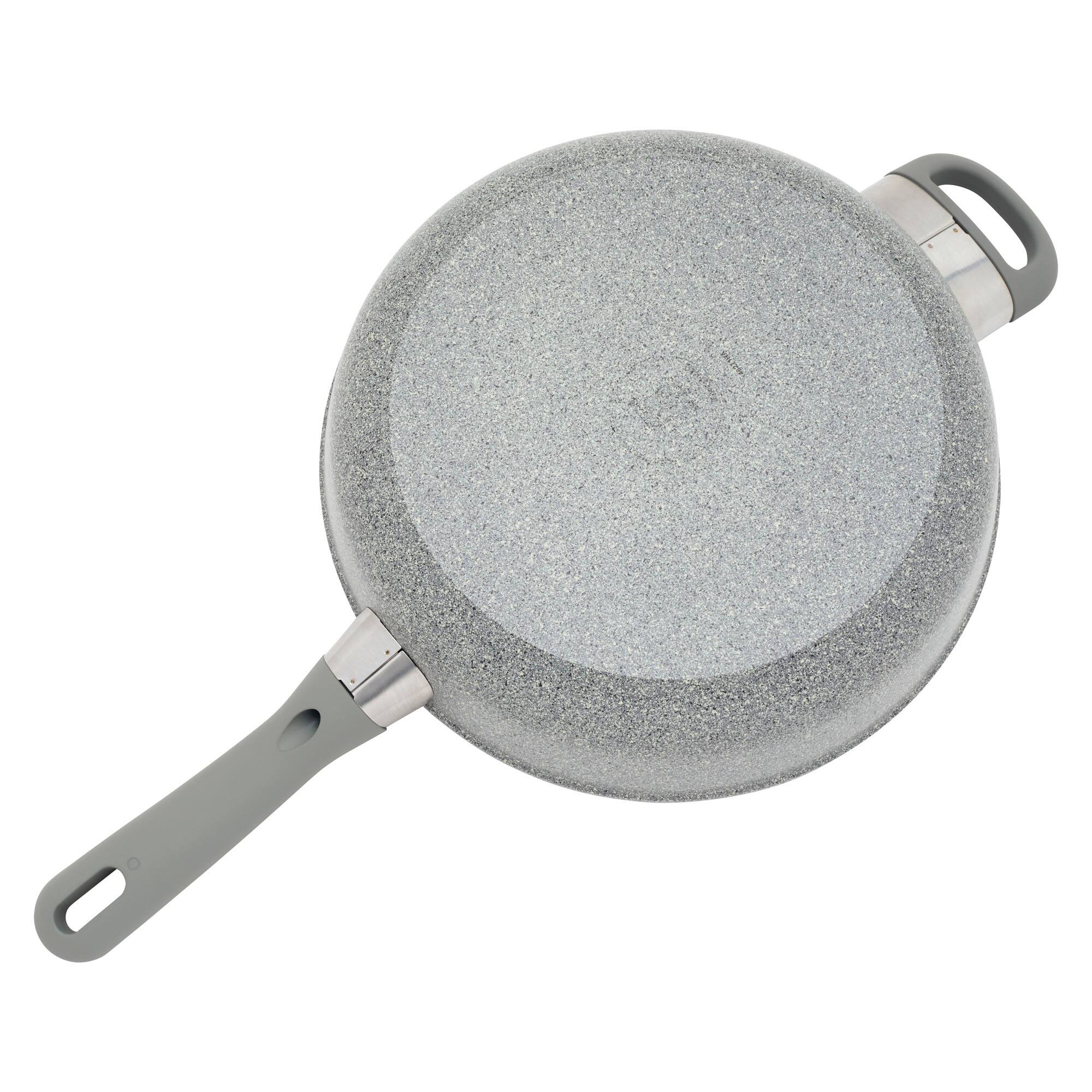 Alt View 2. ZWILLING - ZWILLING Parma Plus 3.9-qt Aluminum Nonstick Sauté Pan with Helper Handle and Lid - Grey.