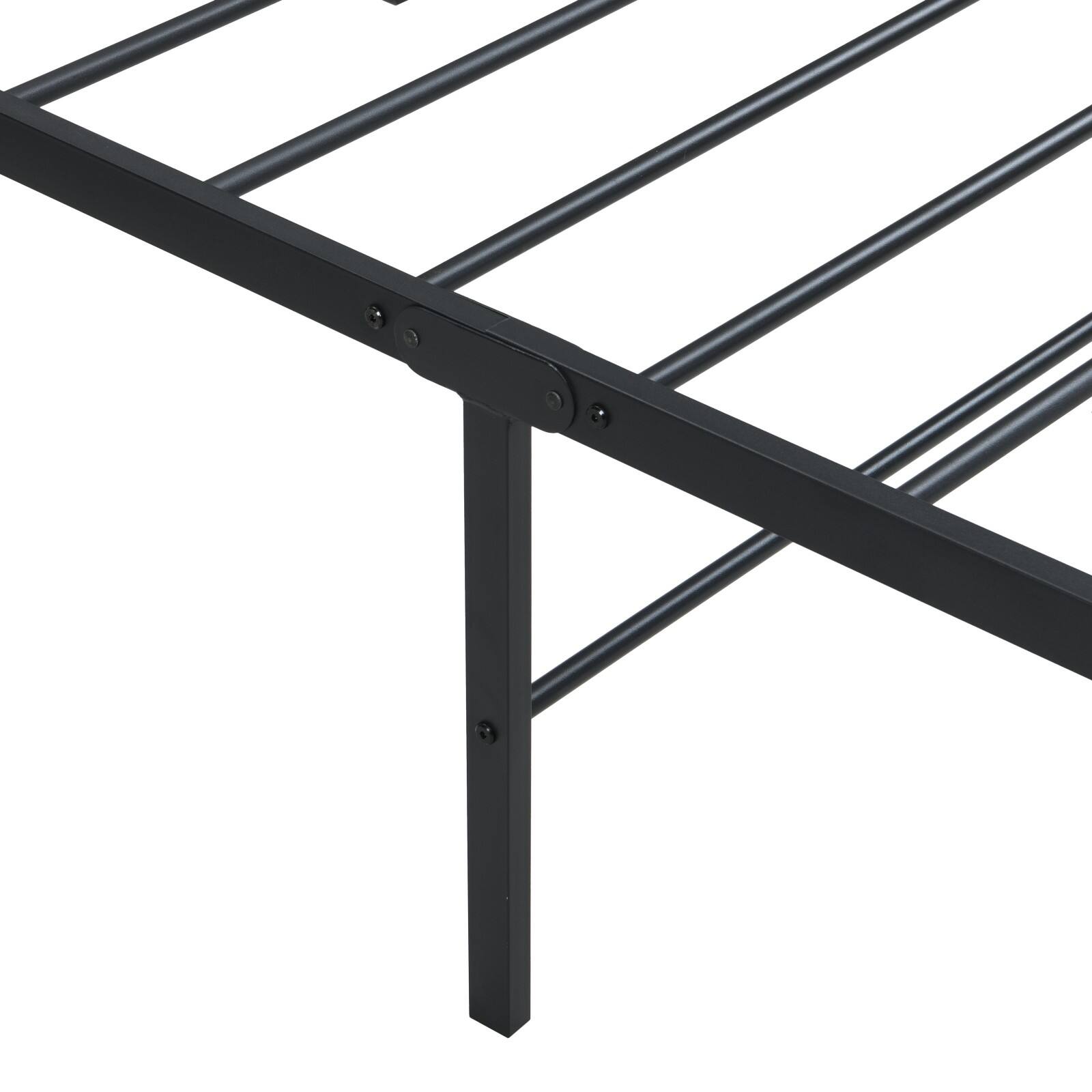 Alt View 9. Ecooso - Twin Size Bed Frame , Heavy Duty Metal Bed Frame , Quick & Easy Assembly, No Noise - Black.