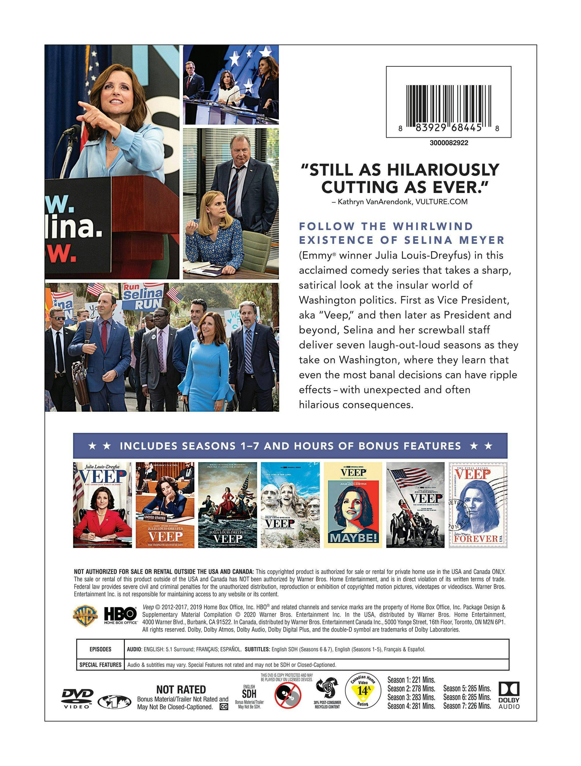 Angle. Veep: The Complete Series (Box Set) [DVD].