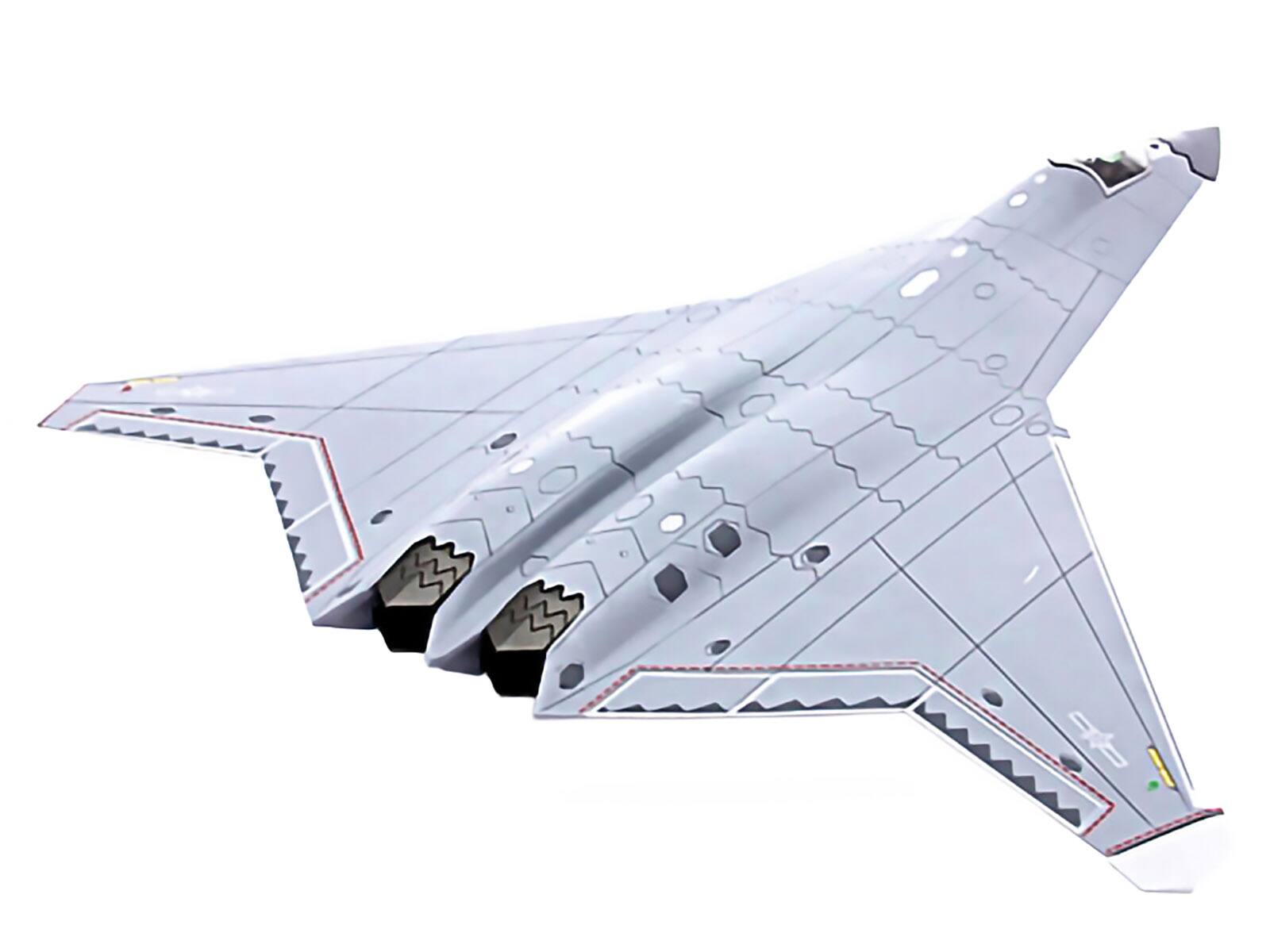 Angle. Air Force 1 - Shenyang J-50 Aircraft "Chinese Military" People's Liberation Army Air Force 1/72 Diecast Model by Air Force 1 - Multi.