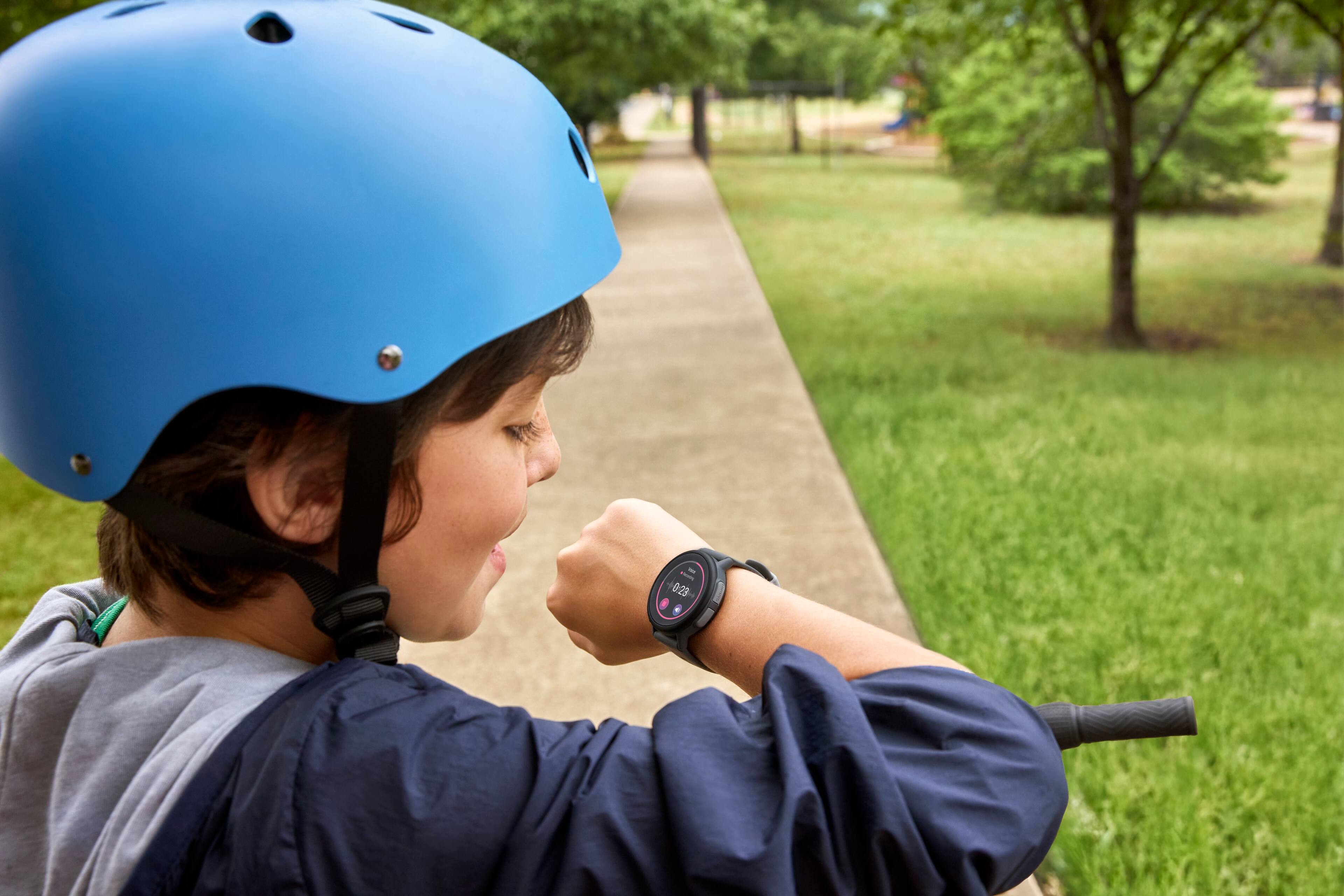 Alt View 8. Garmin - Bounce 2 GPS Kids Smartwatch 43mm Fiber-reinforced polymer - Slate Gray.