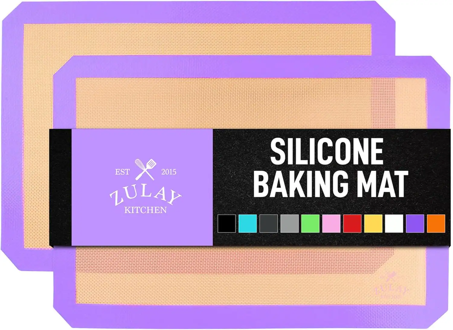 EST 2015 ZULAY KITCHEN SILICONE BAKING MAT