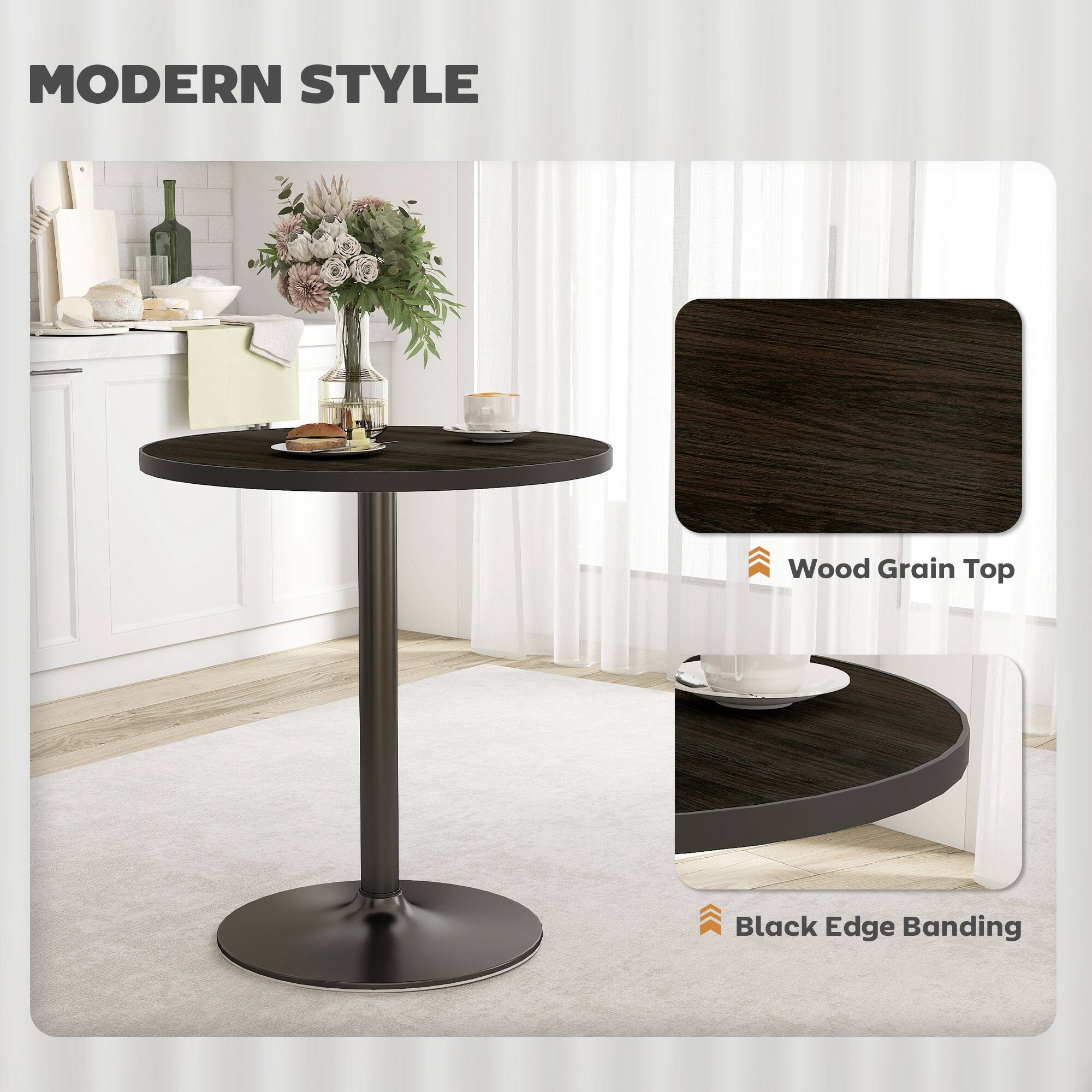 MODERN STYLE
Wood Grain Top
Black Edge Banding