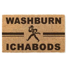 Jardine - Washburn Ichabods 18'' x 34'' Team Logo Doormat - Brown