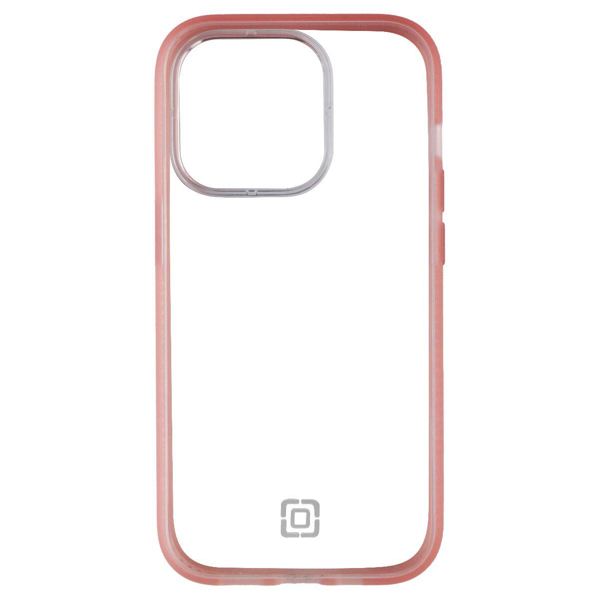 Front. Incipio - Idol Series Case for Apple iPhone 14 Pro - Rose Quartz / Clear - Rose Quartz / Clear.