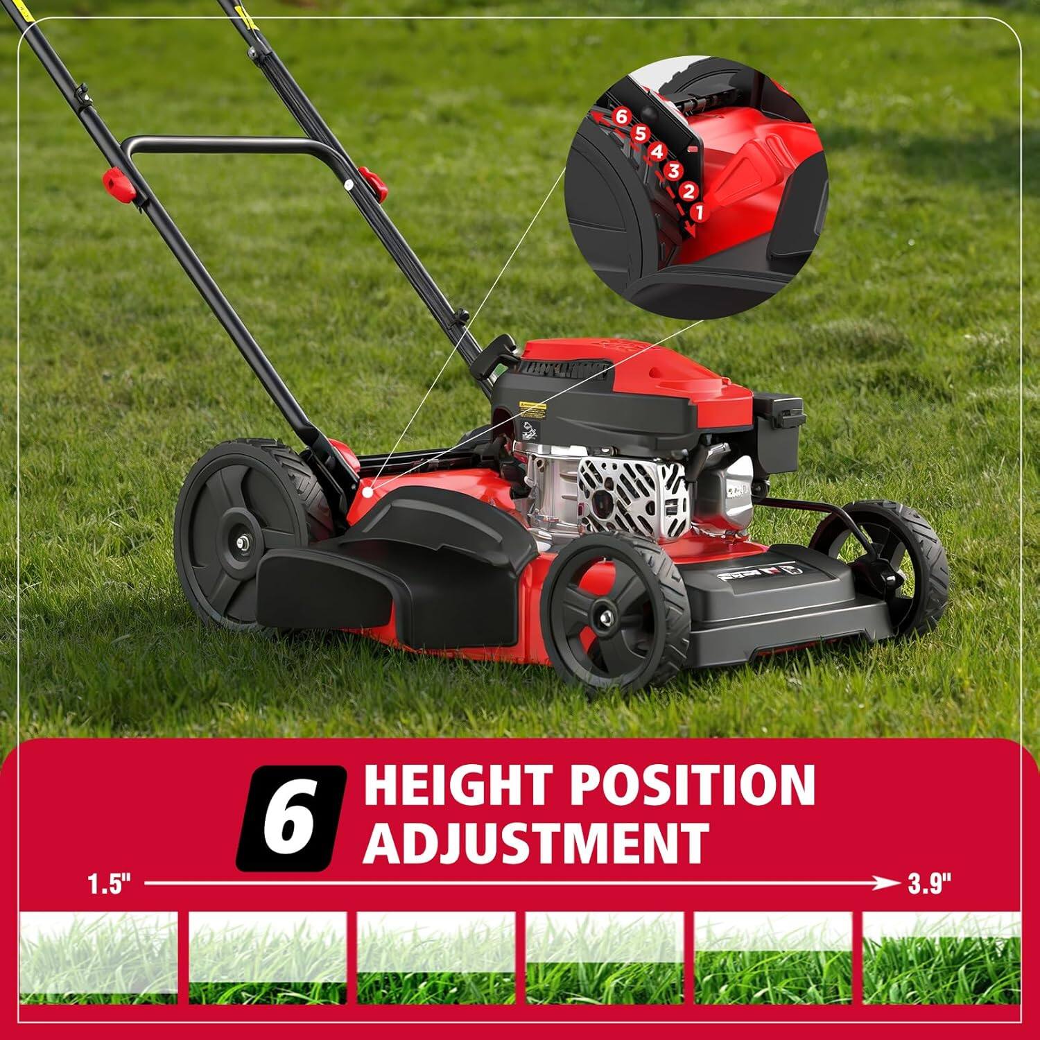 6 5 4 3 2 1 a 15 RE 1.5" HEIGHT POSITION 6 ADJUSTMENT 3.9"