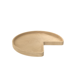 Rev-A-Shelf - 28" Lazy Susan Kidney-Shaped 1-Shelf Swivel Bearings, 4WLS401-28-BS52 - Natural