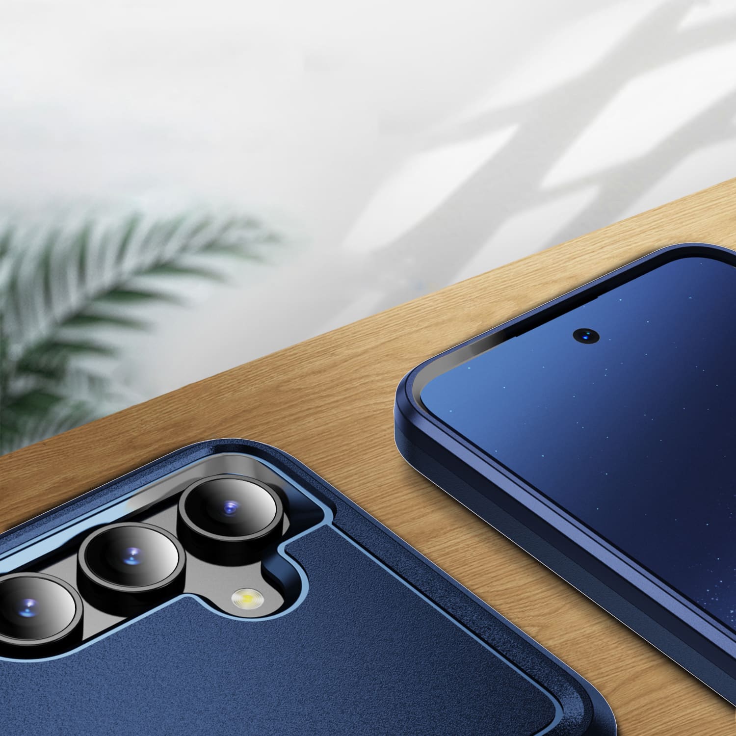 Alt View 15. SaharaCase - ArmorPro Kickstand Case for Samsung Galaxy S24 - Navy Blue.