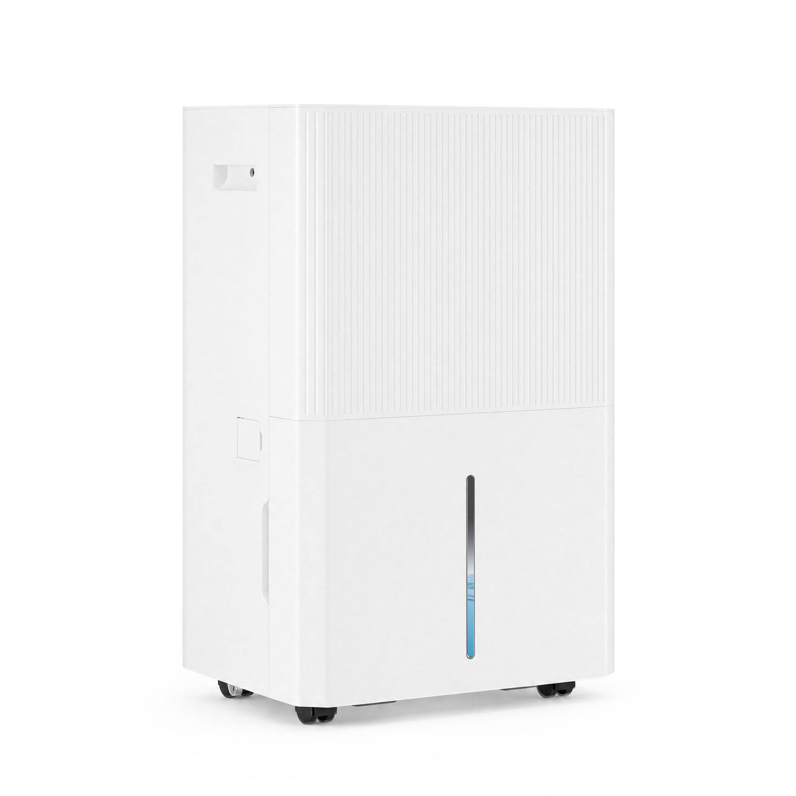 Alt View 9. Costway - Costway 135 Pint Dehumidifier with Drain Hose 3 Modes LED Display 24H Timer 1.6 Gal Tank - White.