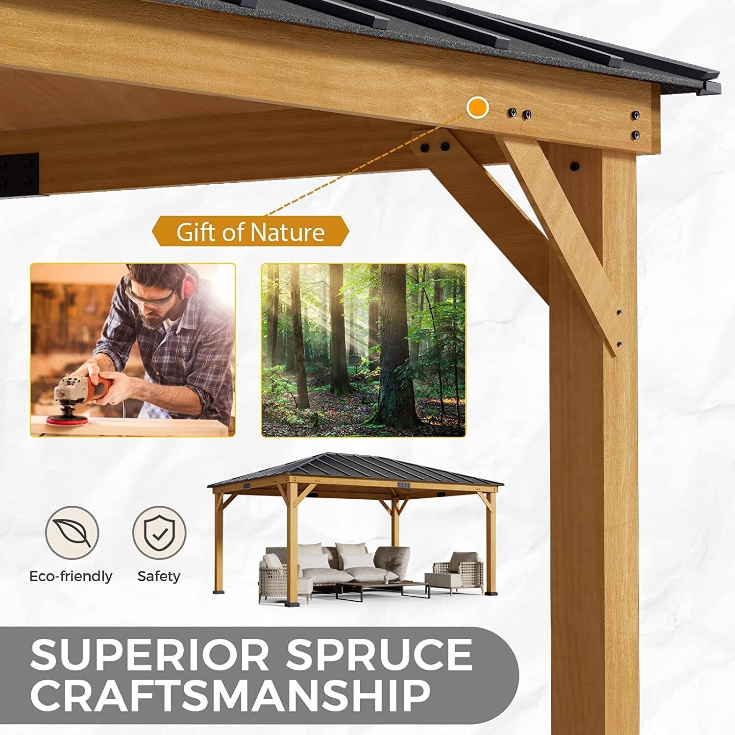 Gift of Nature

Eco-friendly Safety

SUPERIOR SPRUCE CRAFTSMANSHIP