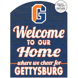 Jardine - Blue Gettysburg Bullets 16'' x 22'' Marquee Sign - Orange