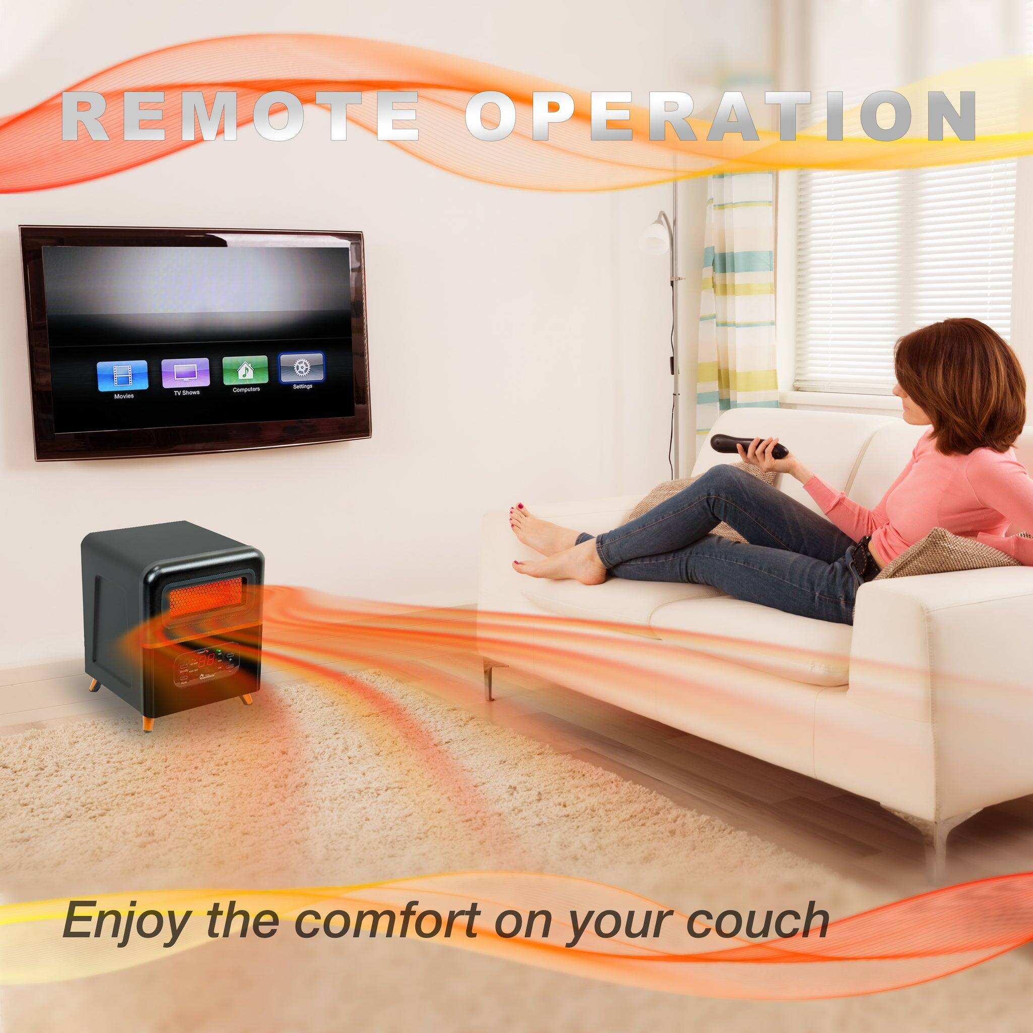REMOTE OPERATION

Enjoy the comfort on your couch