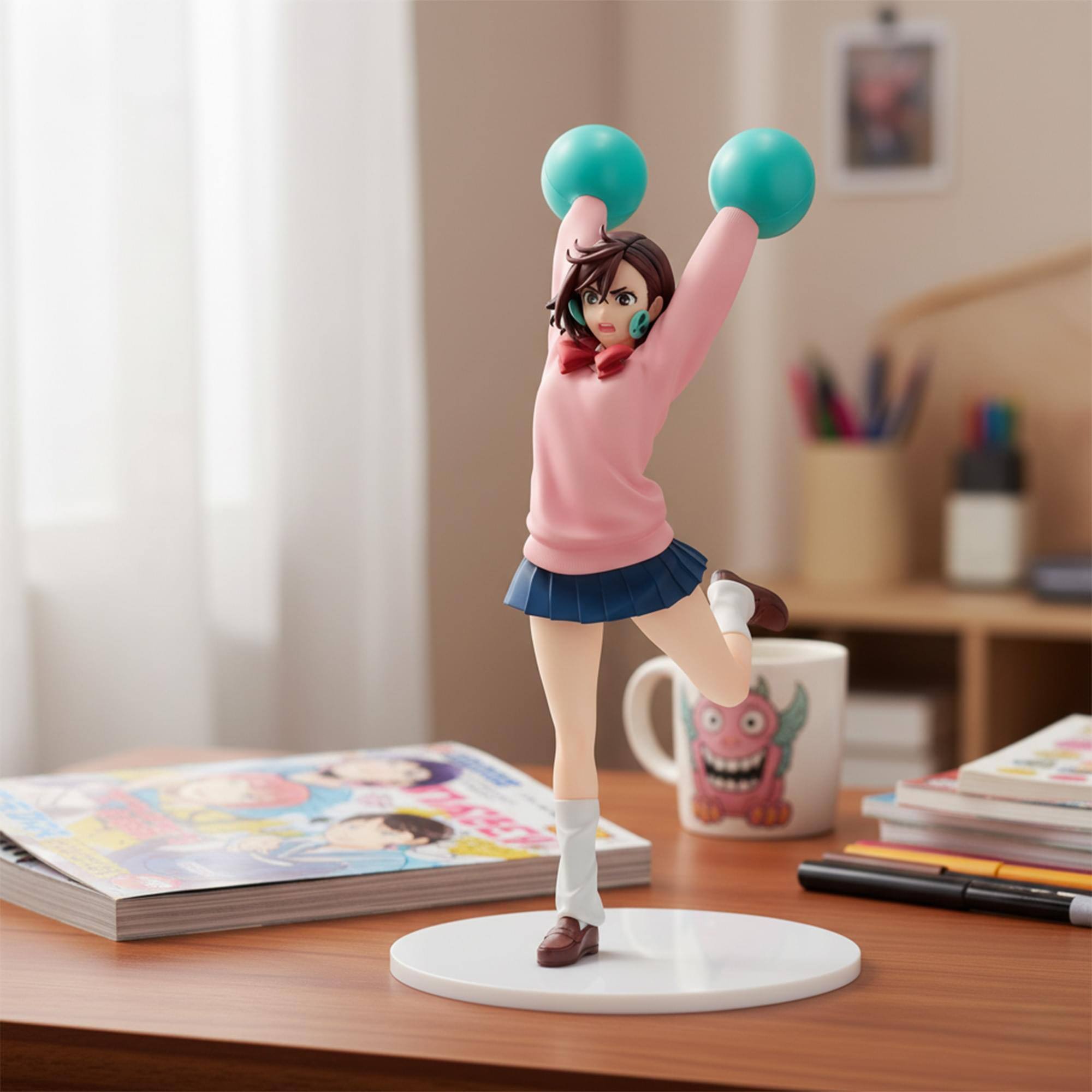 Alt View 2. PopMarket - Furyu - Dan Da Dan - Trio-Try-iT - Momo Statue   - COLLECTIBLES - Multicolor.