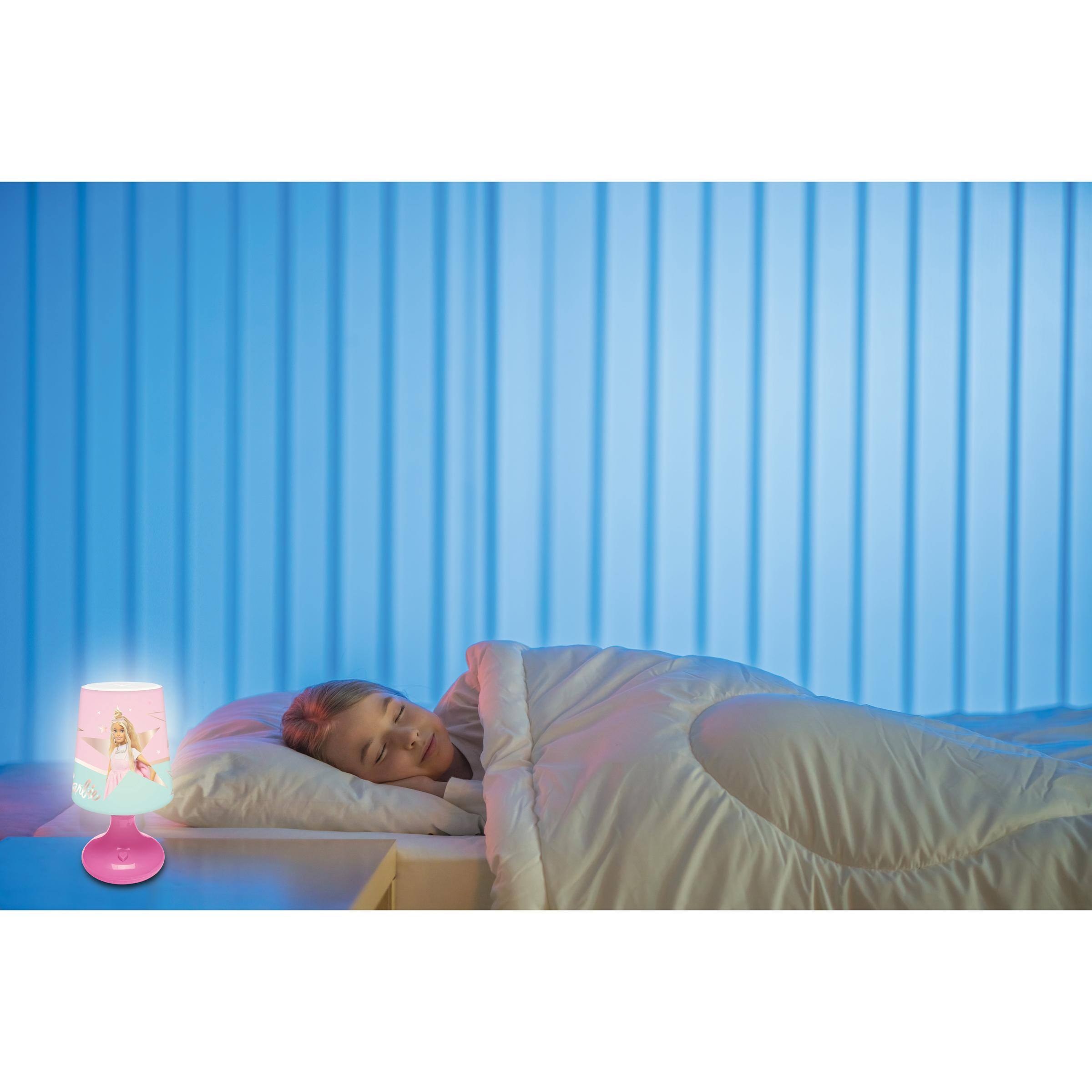 Alt View 3. Lexibook - Barbie Wireless Mini Bedside Lamp and Nightlight.