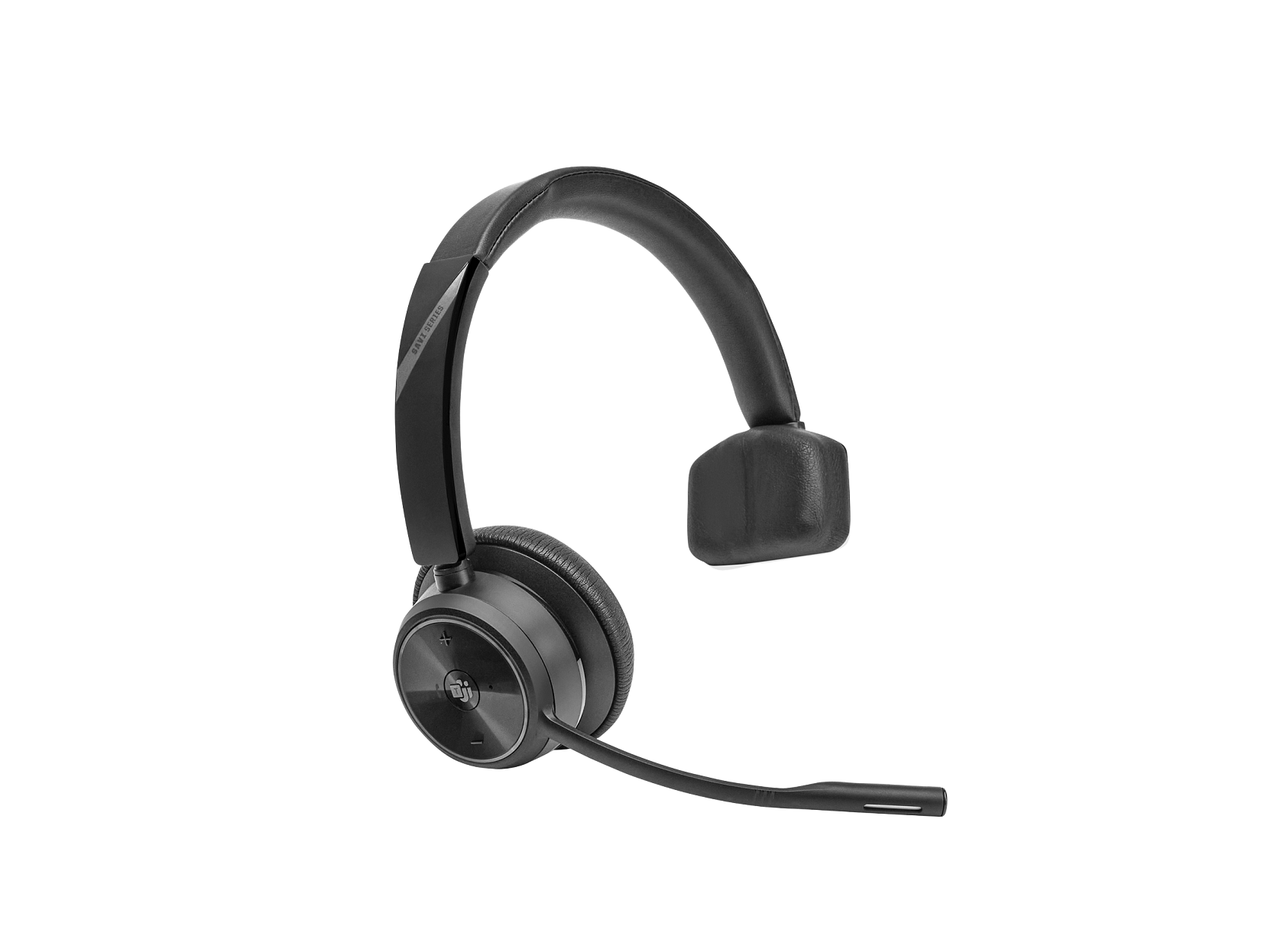 HP - Poly Savi 7310 UC Monaural Microsoft Teams Certified DECT 1920-1930 MHz Headset - Black