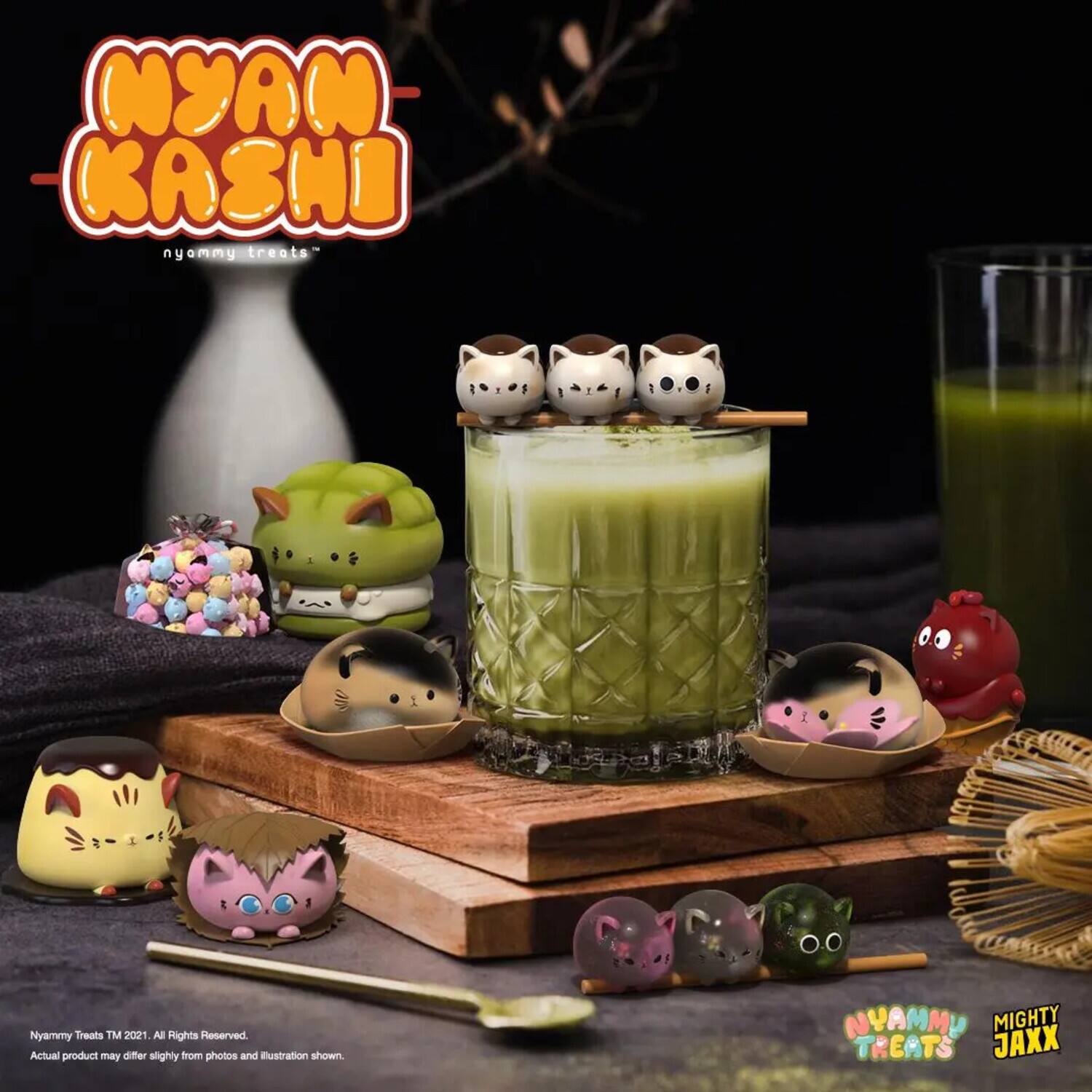 **NYAN KASHI**  
nyammy treats™

Nyammy Treats™ 2021. All Rights Reserved.  
Actual product may differ slightly from photos and illustration shown.

**NYAMMY TREATS**  
**MIGHTY JAXX**
