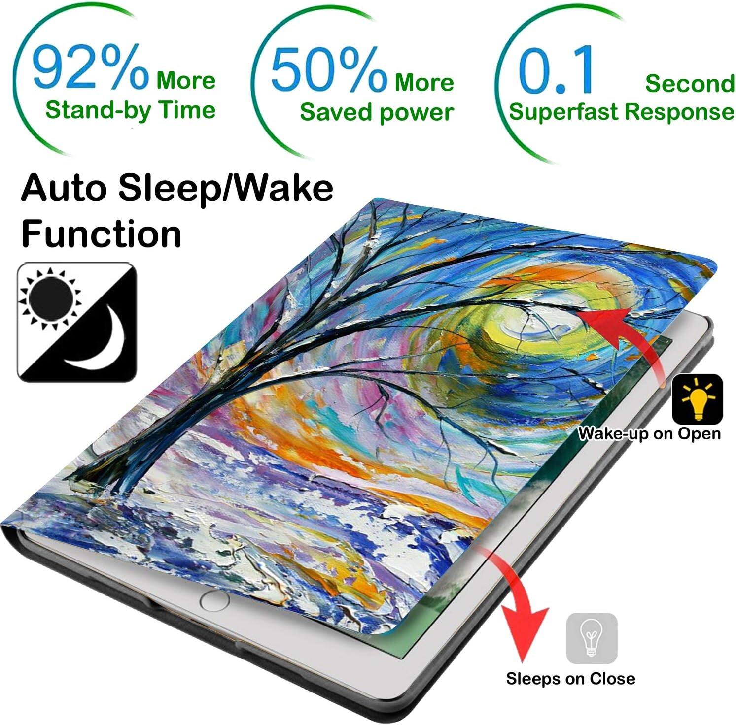 DuraSafe Cases iPad Pro 9.7 inch 2016 Folio Smart Case A1673 A1674 ...