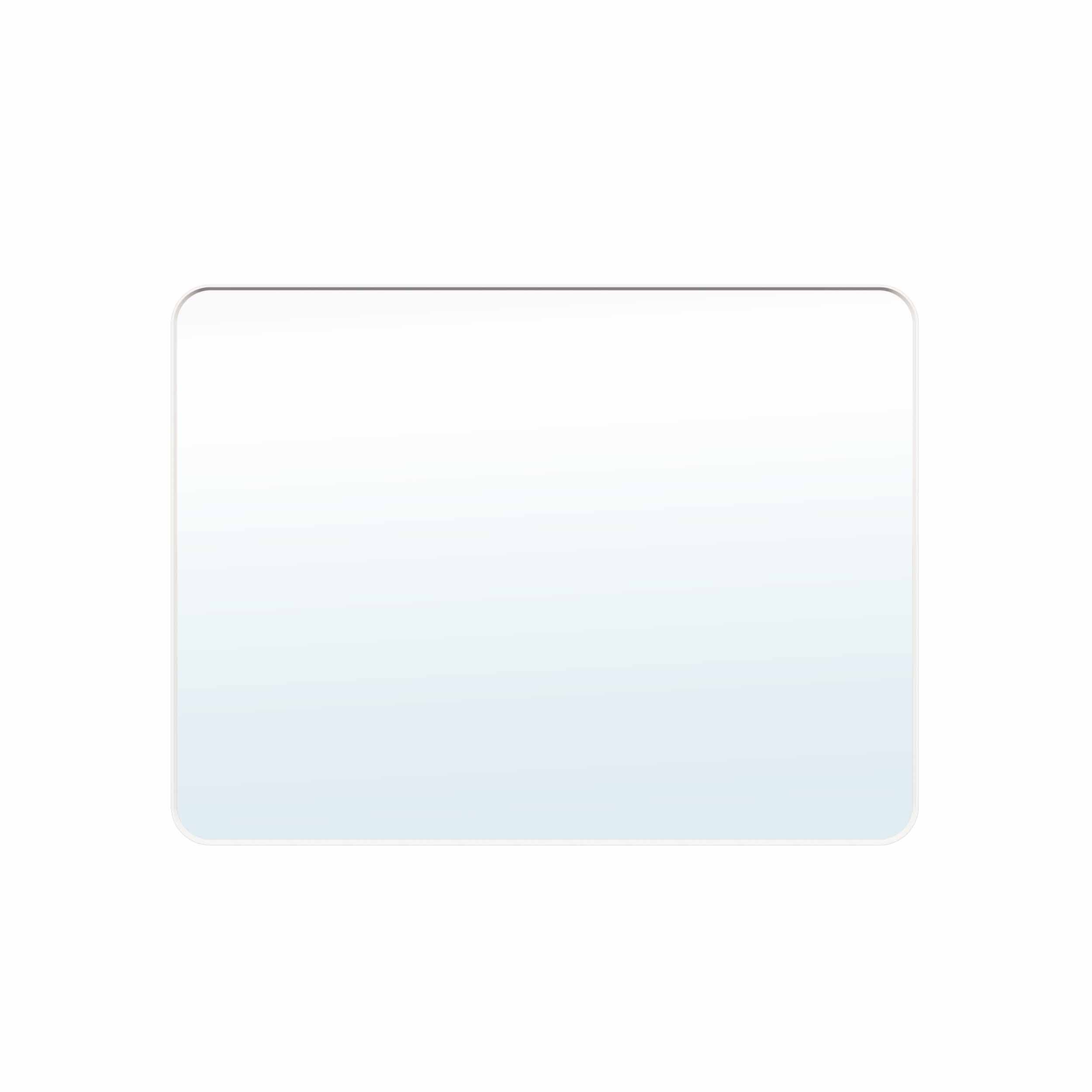 WELLFOR - 48 in. W. x 36 in. H Rectangular Aluminum Framed Wall-Mounted Bathroom Vanity Mirror - White price history on PriceWatchPro