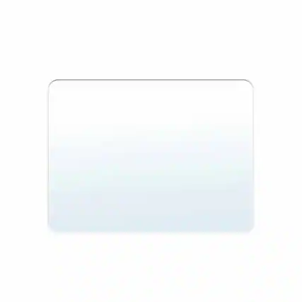 Front. WELLFOR - 48 in. W. x 36 in. H Rectangular Aluminum Framed Wall-Mounted Bathroom Vanity Mirror - White.