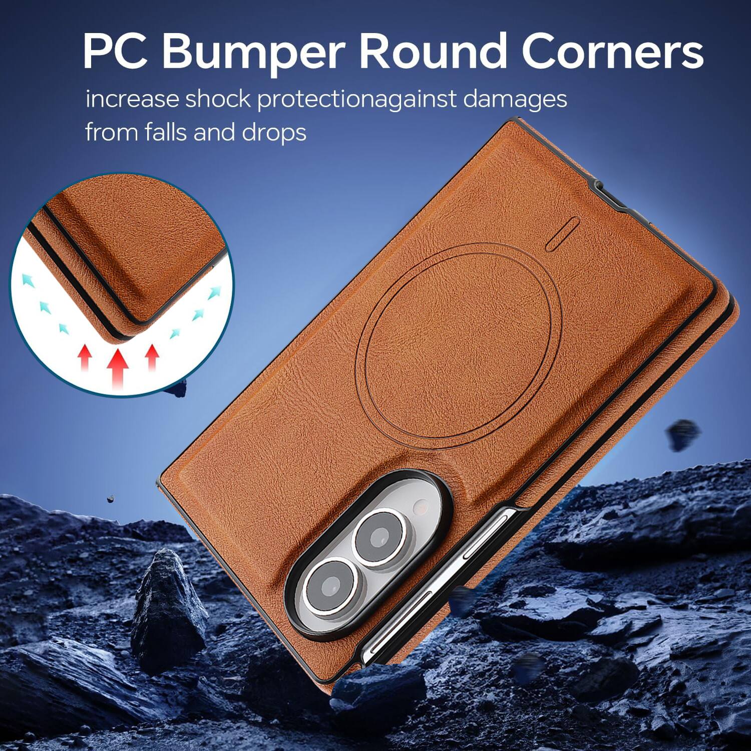 PC Bumper Round Corners increase shock protection against damages from falls and drops