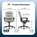 Serta Product Dimensions:
* Width: 28"
* Depth: 29.5"
* Back Height: 24.5"
* Seat Depth: 20"
* Inner Seat Width: 20.5"
* Weight Capacity: 275 lb.
* Chair Height Max: 45"
* Chair Height Min: 41"
* Seat Height Max: 23"
* Seat Height Min: 19"