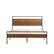 Front. Brookside - Nora Metal & Wood Platform Full Bed - Brown.