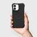 Angle. CASETiFY - Apple iPhone 17 Ripple Case in Black - Black.