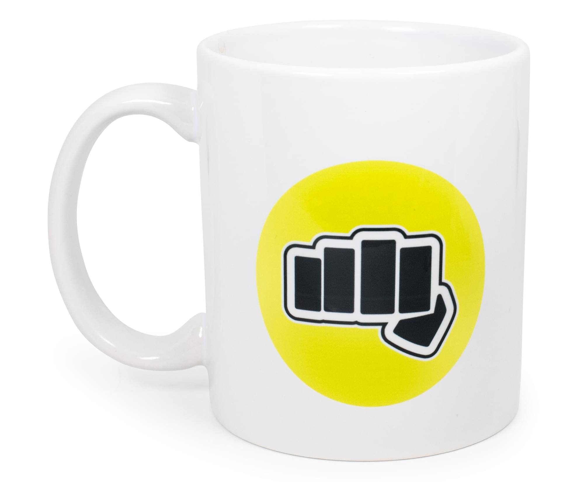 Alt View 1. Surreal Entertainment - The Karate Kid "Cobra Kai" Ceramic Mug | Holds 11 Ounces - Yellow.