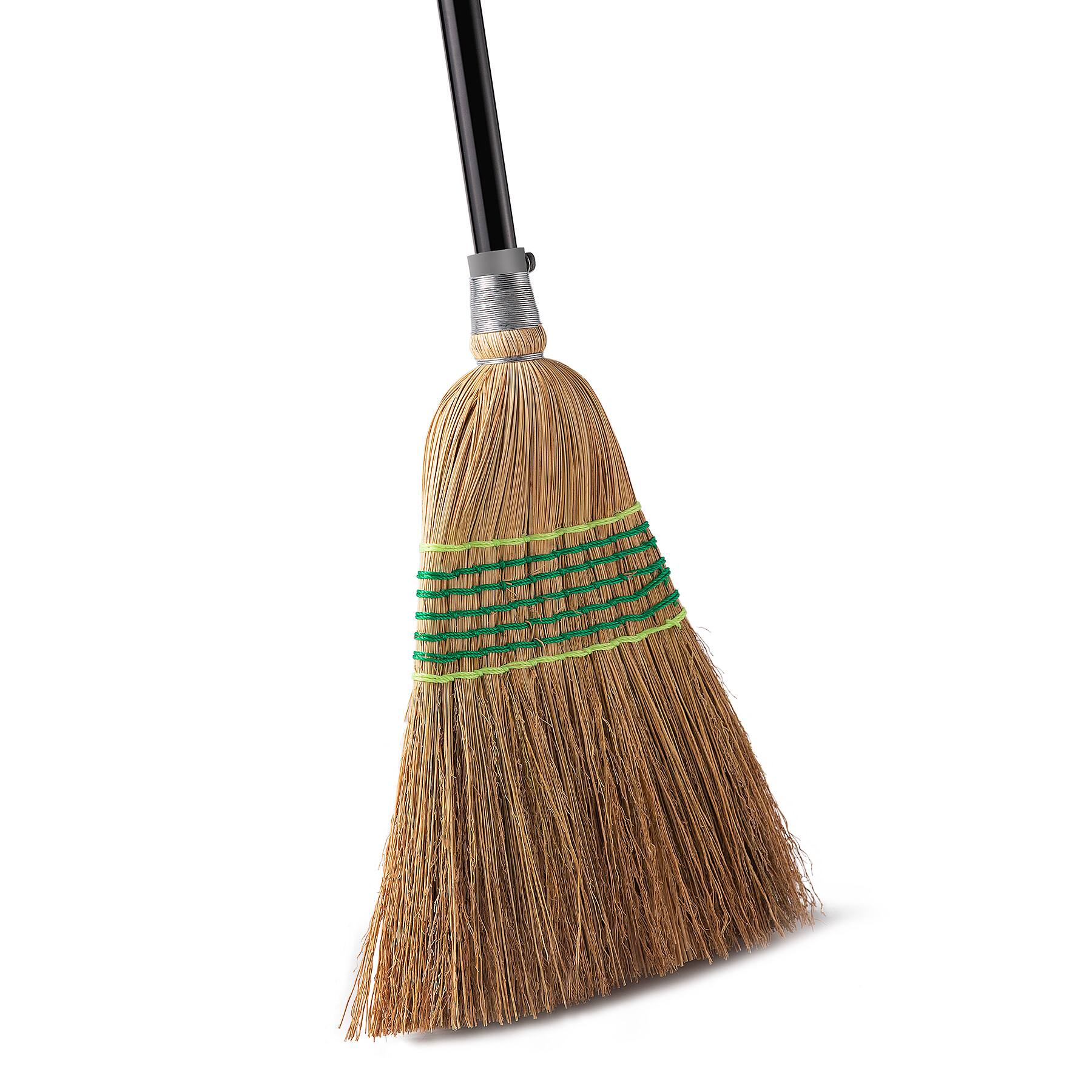 Alt View 3. Yocada - Heavy-Duty Broom Corn Broom Outdoor Commercial Indoor for Courtyard Garage Lobby Mall Market Floor Home Office.