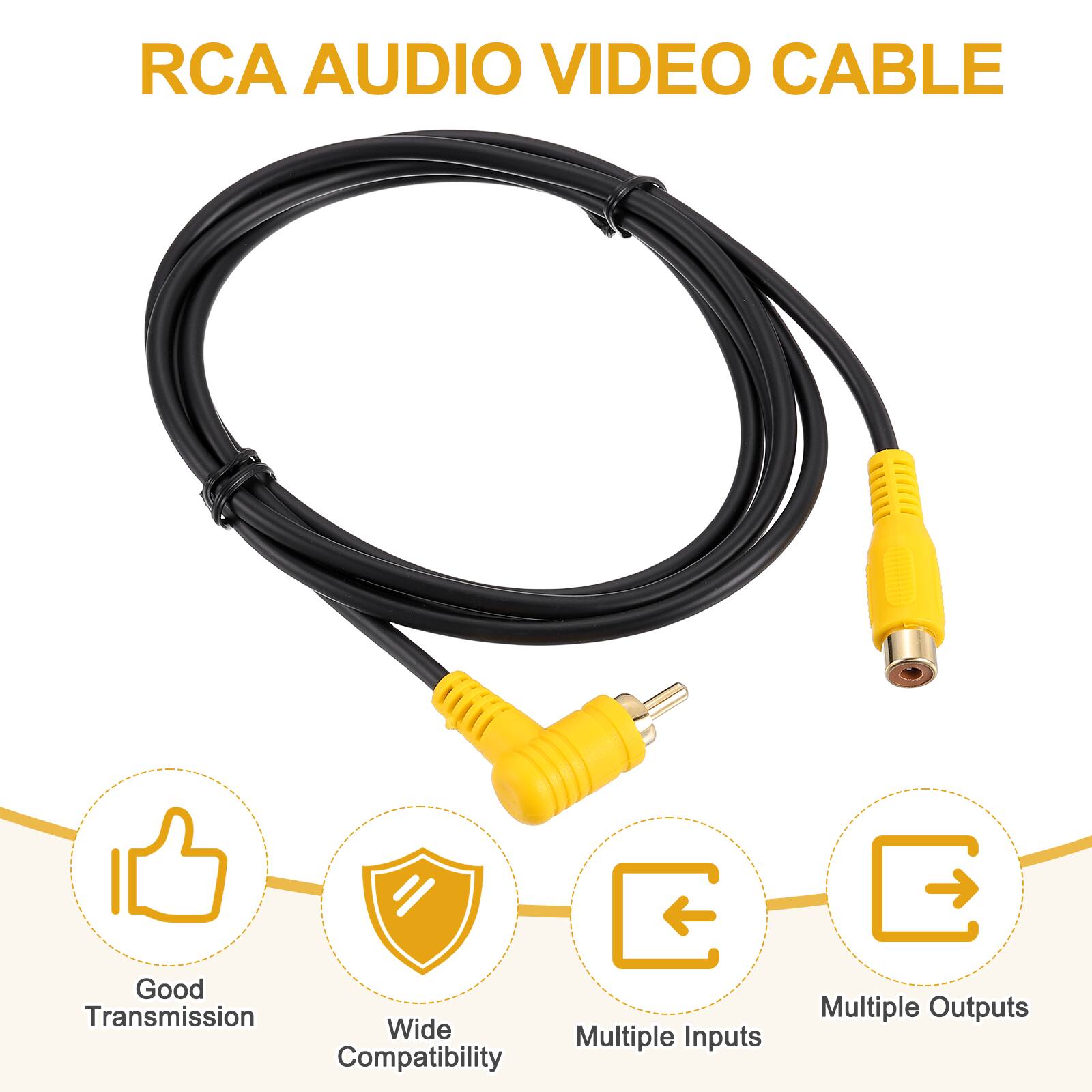 RCA AUDIO VIDEO CABLE

- Good Transmission
- Wide Compatibility
- Multiple Inputs
- Multiple Outputs