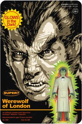 Super7 - Werewolf Of London - ReAction Figures Wv2 - Werewolf of London (Monster Glow) - Collectibles - Multicolor