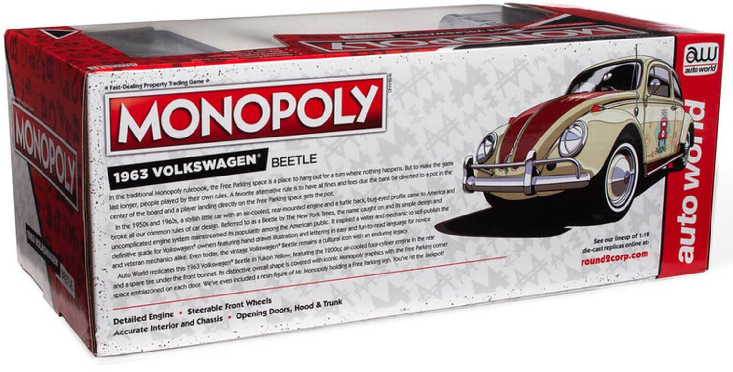 KOTOPOL w 450 Fait-Dealing Property Trading Game auto world MONOPOLY d MONOOLI 1963 traditional VOLKSWAGEN' Monopoly rulebook, rules. Free Parking favorite space alternative BEETLE place rule hang gets have pot fines and where fees nothing bank happens. profile diverted came make America pot game WOI their own Parking space bug-eyed people played Free and Burtle back, design last longer, landing directly engine and simple board and player air-cooled, rear-mounted Times, name caught ef-publish center see with New York writer mechanic and 1960s, styfish Beetle public. inspired novice the 1950s design Referred American fun-to-read language rules among easy and auto our common mainstreamed popularity Iustration and lettering with enduring legacy 1:18 broke system hand drawn cultural icon lineup engine featuring remains four-cyliner engine See uncomplicated owners okswagen Beetle air-cooled Parking comer replicas online Volkswagen* vintage 1900cc
