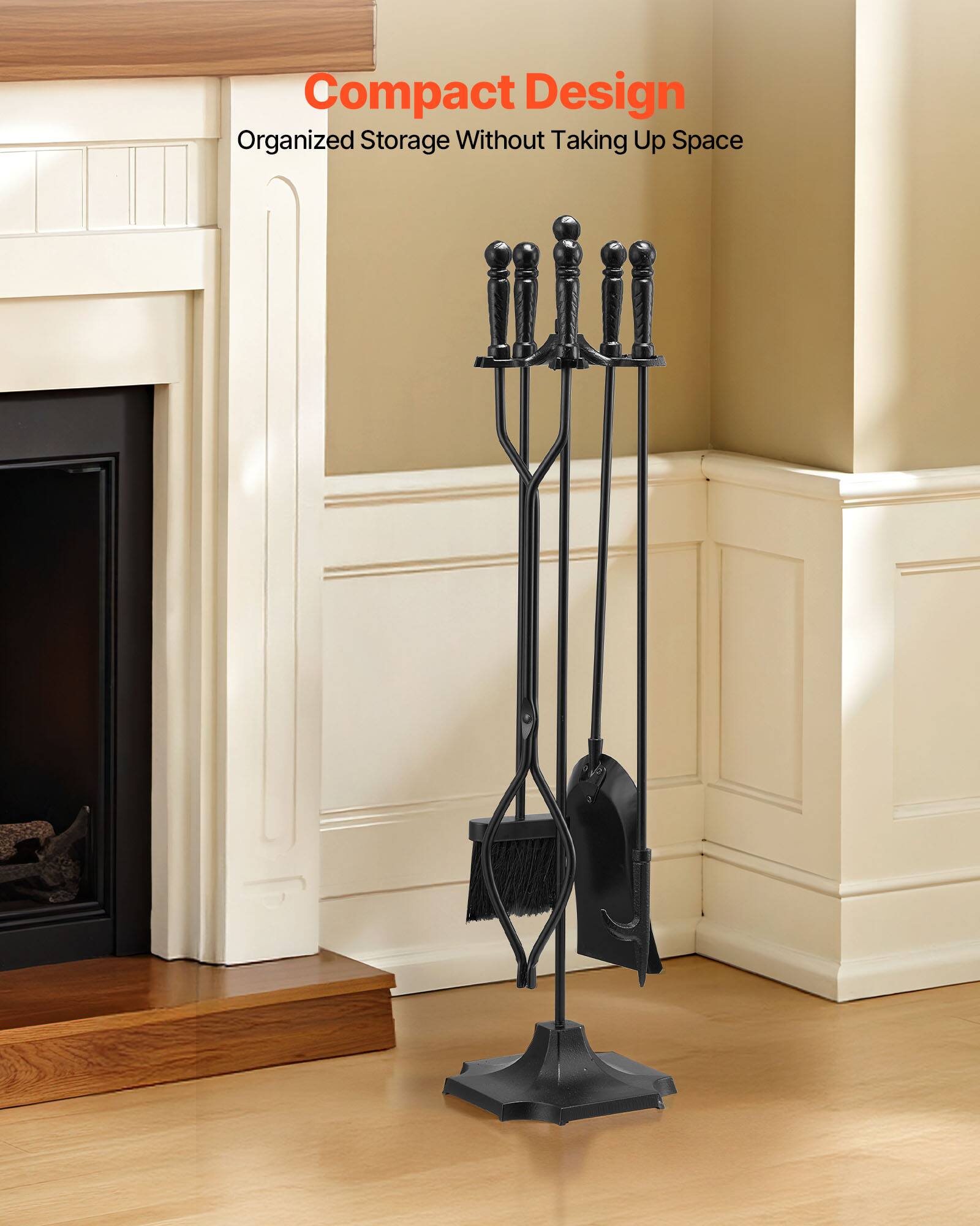 Compact Design  
Organized Storage Without Taking Up Space