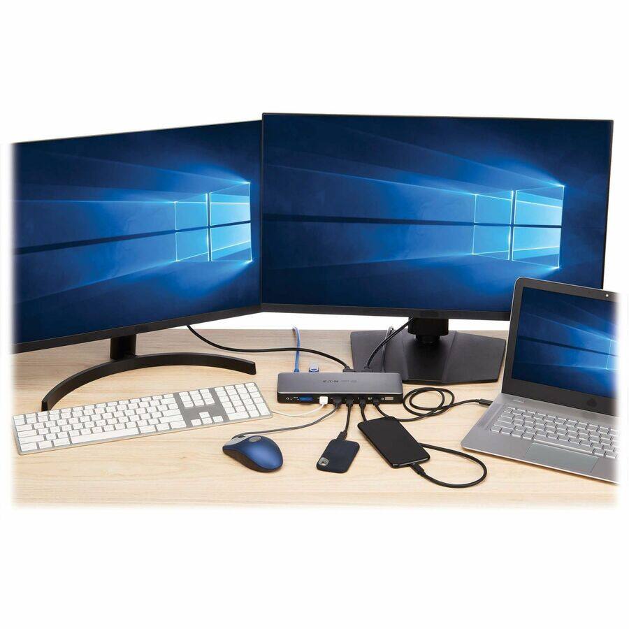 Alt View 8. Tripp Lite - Tripp Lite series MTB4-DOCK01A Docking Station - for Desktop PC, Notebook, Monitor, TV, Projector, Keyboard, Flash.