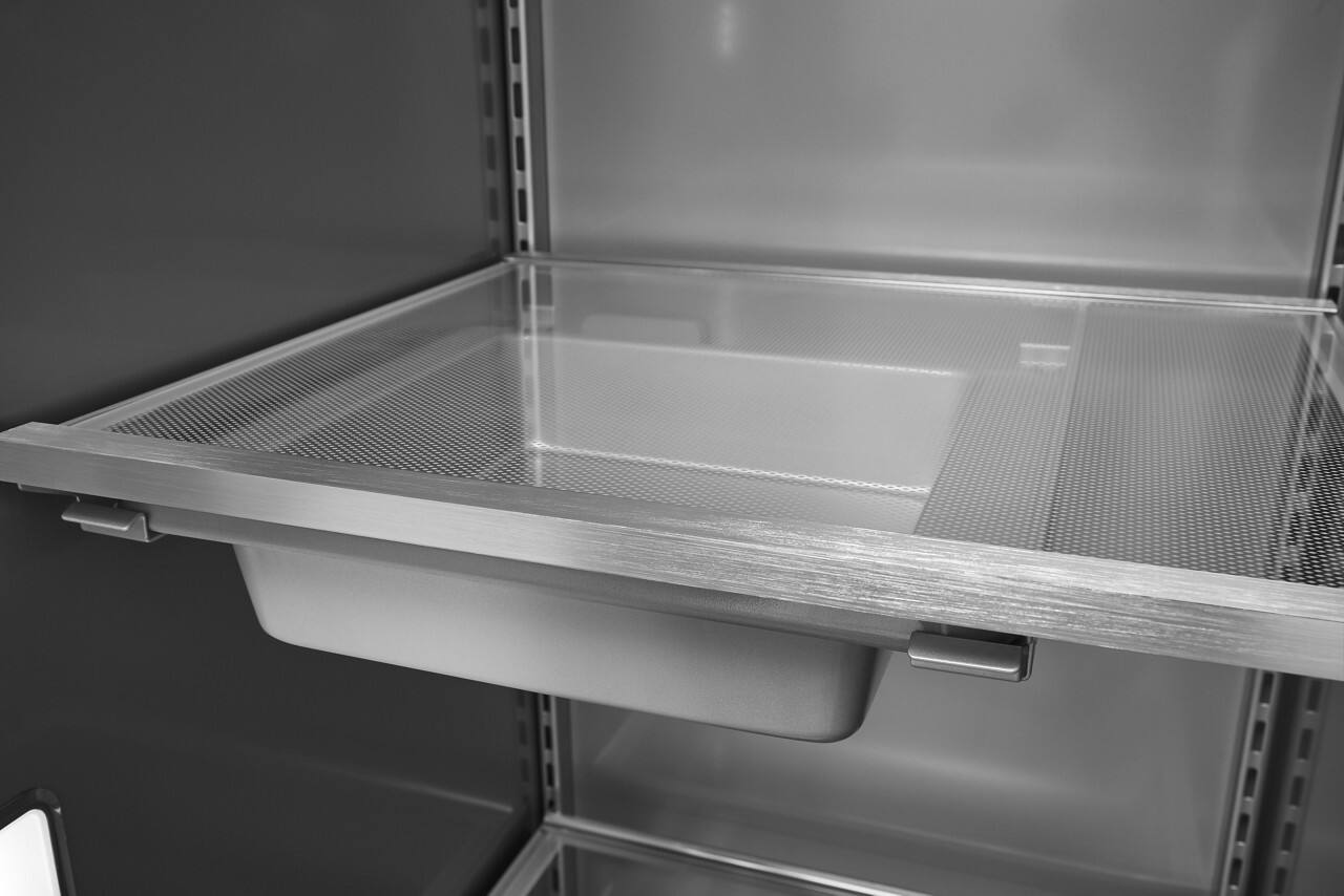 Alt View 13. KitchenAid - 20.8 Cu. Ft. Side-by-Side Refrigerator with Ice and Water Dispenser - Stainless Steel with PrintShield Finish.