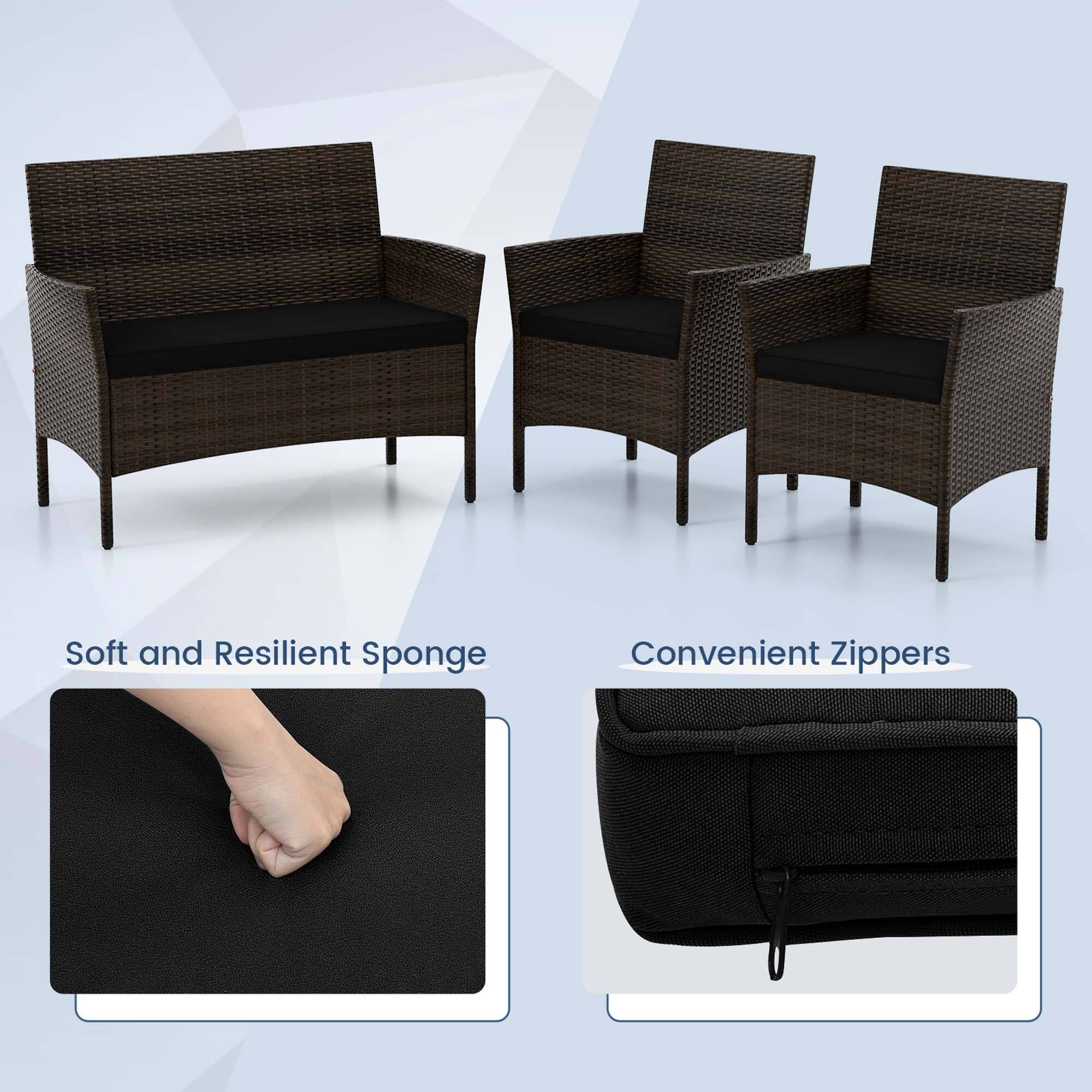 Soft and Resilient Sponge Convenient Zippers