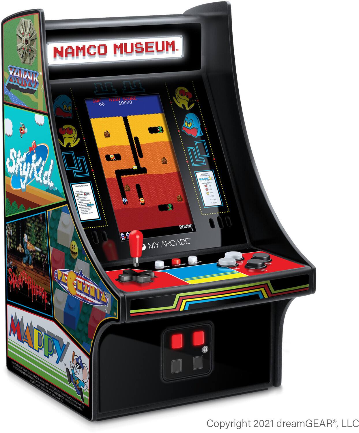 DGUNL 3226 Namco Museum Mini Player Retro Arcade Machine 10 Inch