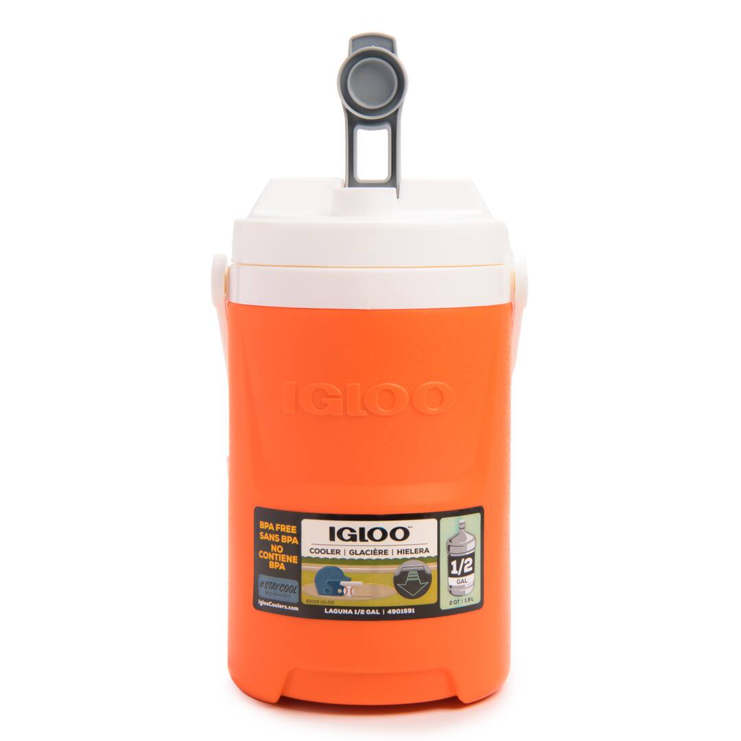 IGLOO BPA FREE SANS BPA IGLOO NO COOLER | GLACIERE | HIELERA CONTIENE BPA 1/2 1 GAL STAYCOOL Poa! - n - 20T1A8L a 0 L ignsConters.com LAGUNA 1/8 GAL 490151