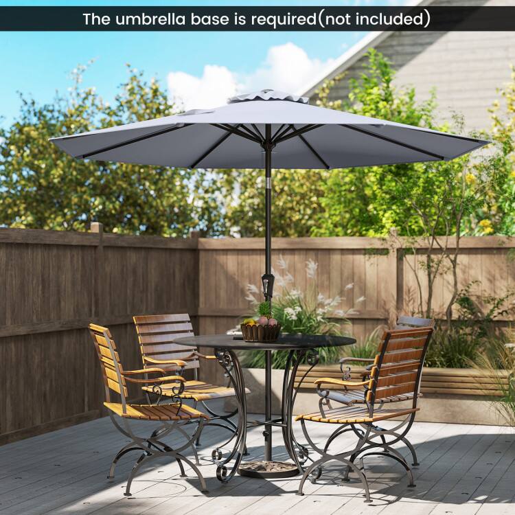 The umbrella base is required (not included)