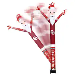 Sporticulture - Oklahoma Sooners Santa Claus Inflatable Crazy Sports Fan - Red