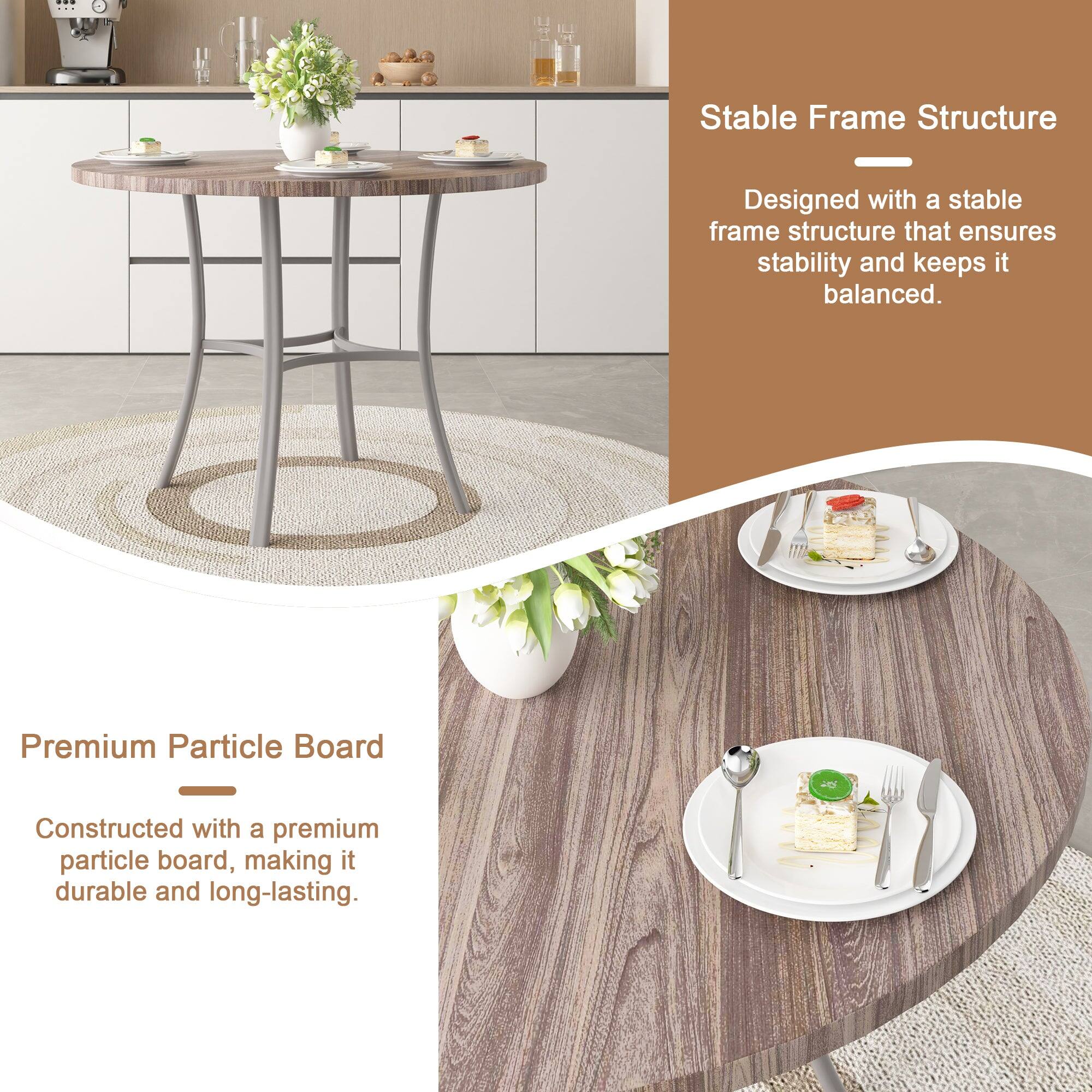 1a | Stable Frame Structure  
Designed with a stable frame structure that ensures stability and keeps it balanced.

Premium Particle Board  
Constructed with a premium particle board, making it durable and long-lasting.