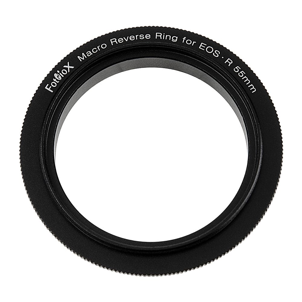 Fotodiox - 55mm Macro Reverse Ring for Canon RF Cameras - Reverse Filter Thread to Camera Mount Adapter